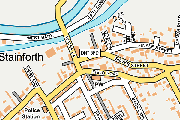 DN7 5FD map - OS OpenMap – Local (Ordnance Survey)