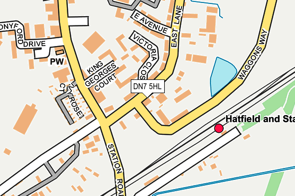 DN7 5HL map - OS OpenMap – Local (Ordnance Survey)