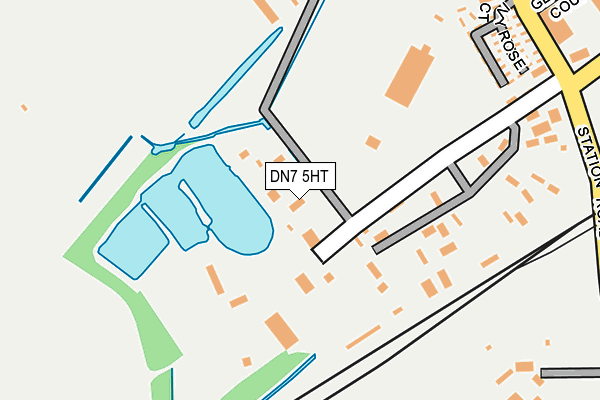 DN7 5HT map - OS OpenMap – Local (Ordnance Survey)