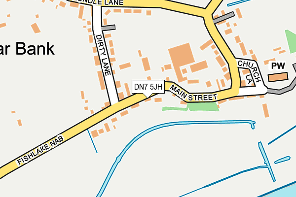 DN7 5JH map - OS OpenMap – Local (Ordnance Survey)