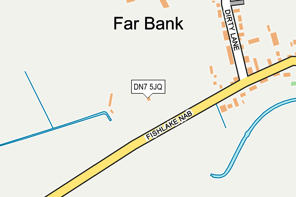 DN7 5JQ map - OS OpenMap – Local (Ordnance Survey)