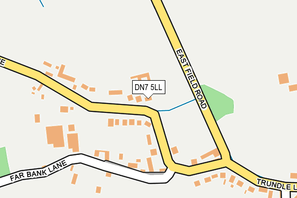 DN7 5LL map - OS OpenMap – Local (Ordnance Survey)