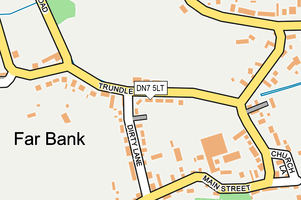 DN7 5LT map - OS OpenMap – Local (Ordnance Survey)