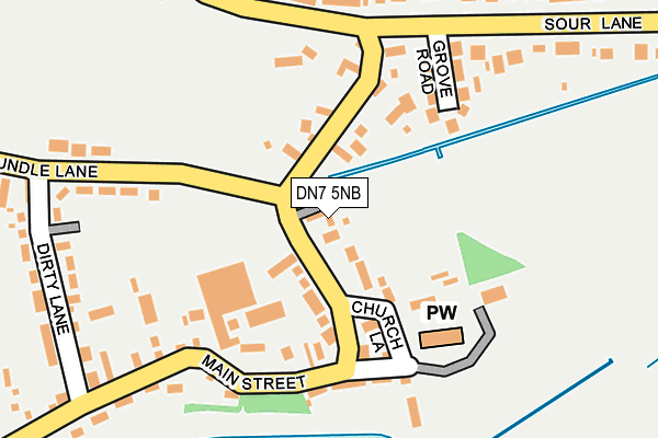 DN7 5NB map - OS OpenMap – Local (Ordnance Survey)