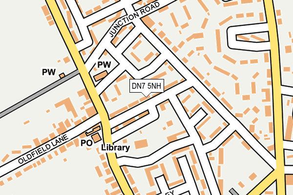 DN7 5NH map - OS OpenMap – Local (Ordnance Survey)