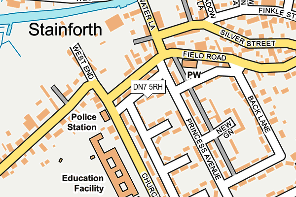 DN7 5RH map - OS OpenMap – Local (Ordnance Survey)