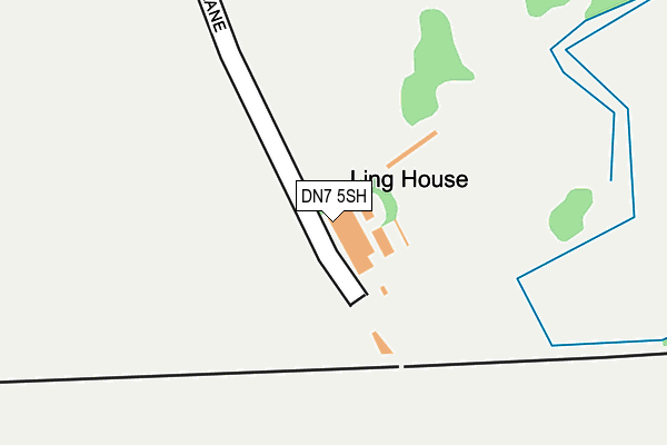 DN7 5SH map - OS OpenMap – Local (Ordnance Survey)