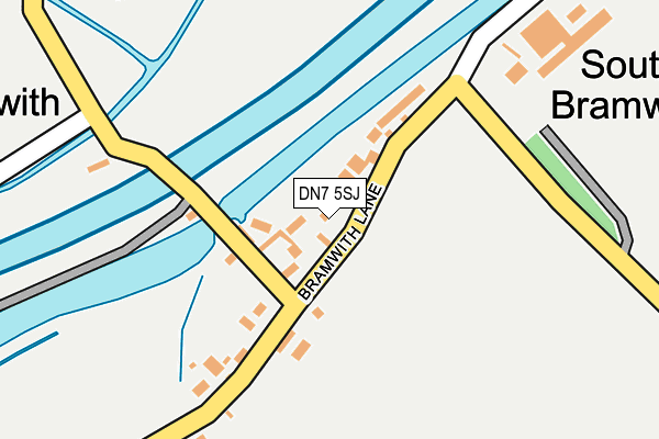 DN7 5SJ map - OS OpenMap – Local (Ordnance Survey)