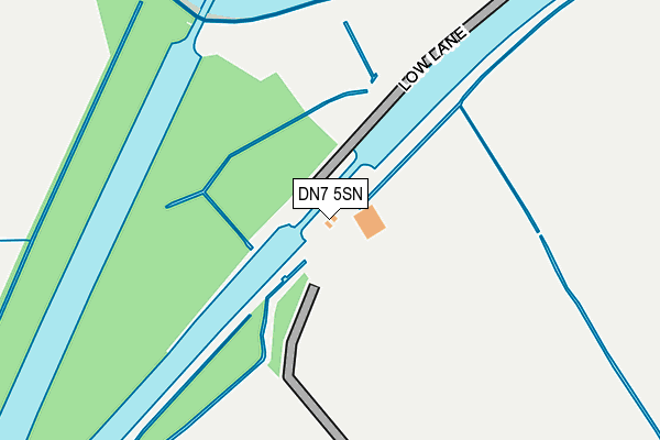 DN7 5SN map - OS OpenMap – Local (Ordnance Survey)