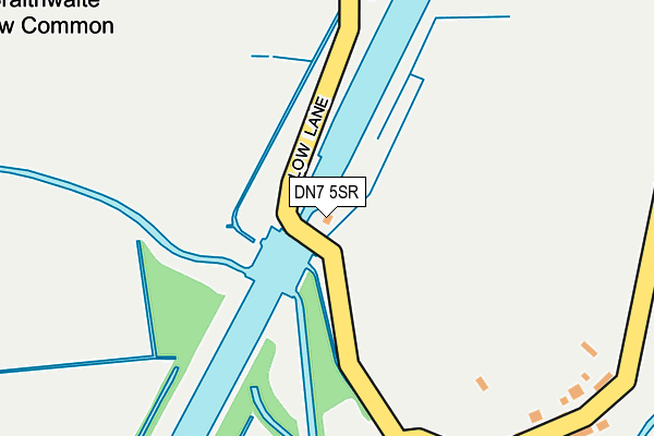 DN7 5SR map - OS OpenMap – Local (Ordnance Survey)