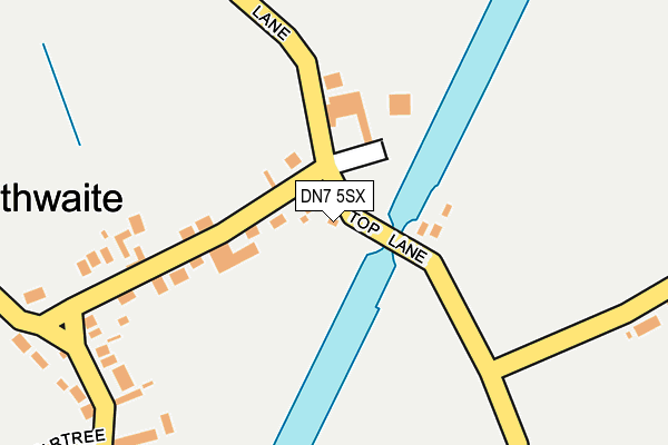 DN7 5SX map - OS OpenMap – Local (Ordnance Survey)