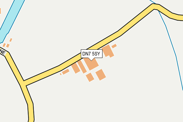 DN7 5SY map - OS OpenMap – Local (Ordnance Survey)