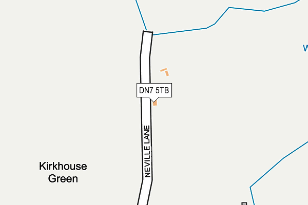 DN7 5TB map - OS OpenMap – Local (Ordnance Survey)