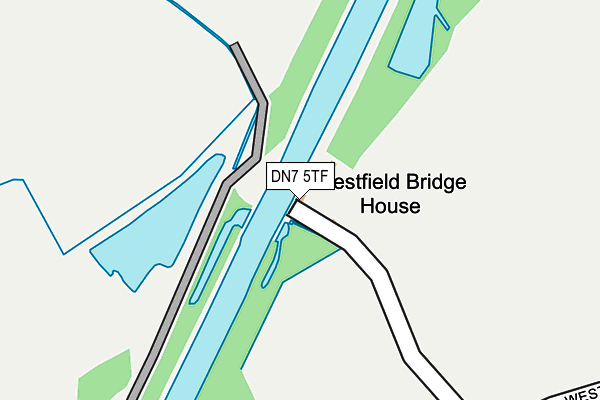 DN7 5TF map - OS OpenMap – Local (Ordnance Survey)