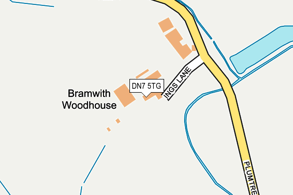 DN7 5TG map - OS OpenMap – Local (Ordnance Survey)