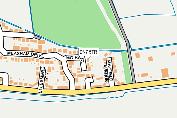 DN7 5TR map - OS OpenMap – Local (Ordnance Survey)