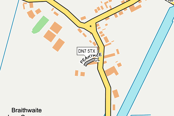 DN7 5TX map - OS OpenMap – Local (Ordnance Survey)