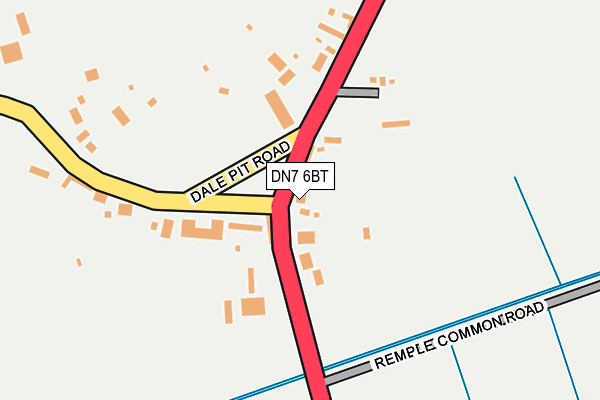 DN7 6BT map - OS OpenMap – Local (Ordnance Survey)