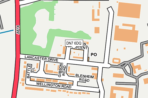 DN7 6DQ map - OS OpenMap – Local (Ordnance Survey)