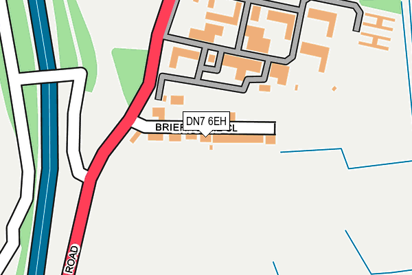 DN7 6EH map - OS OpenMap – Local (Ordnance Survey)