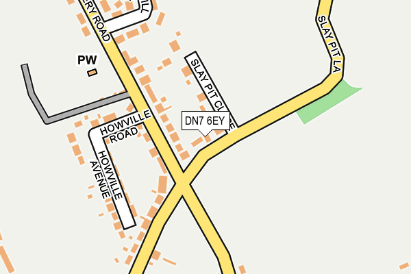 DN7 6EY map - OS OpenMap – Local (Ordnance Survey)