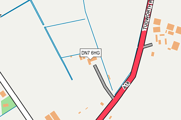 DN7 6HG map - OS OpenMap – Local (Ordnance Survey)