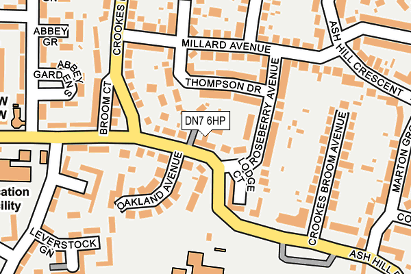 DN7 6HP map - OS OpenMap – Local (Ordnance Survey)