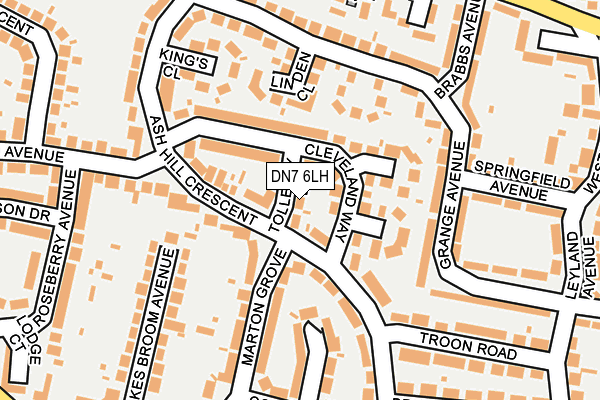 DN7 6LH map - OS OpenMap – Local (Ordnance Survey)