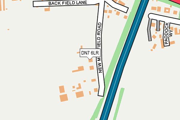 DN7 6LR map - OS OpenMap – Local (Ordnance Survey)