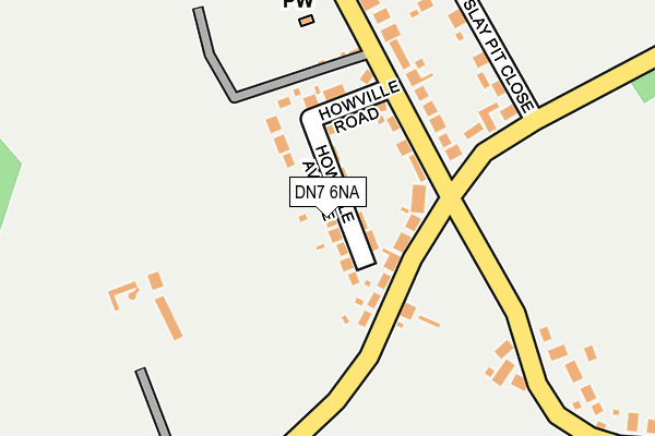 DN7 6NA map - OS OpenMap – Local (Ordnance Survey)