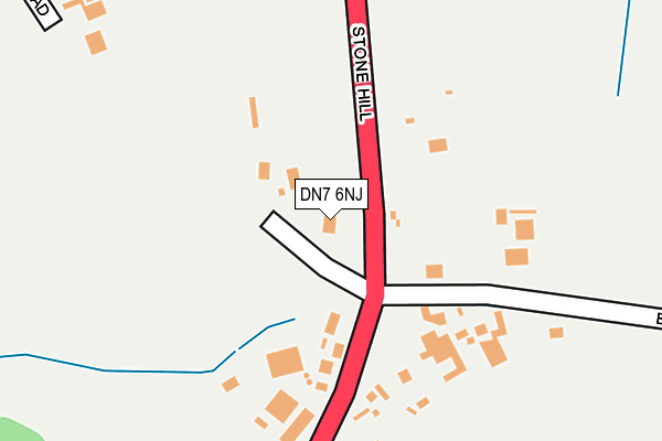 DN7 6NJ map - OS OpenMap – Local (Ordnance Survey)