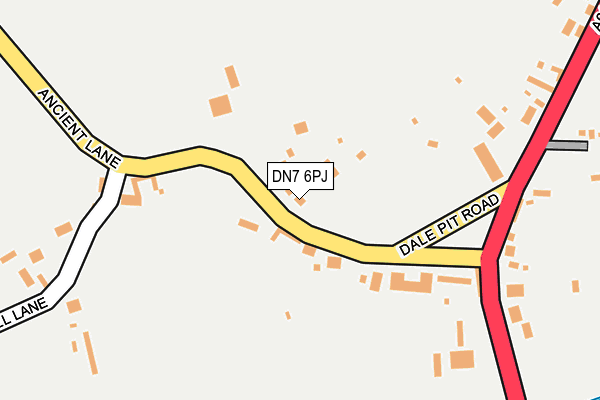 DN7 6PJ map - OS OpenMap – Local (Ordnance Survey)