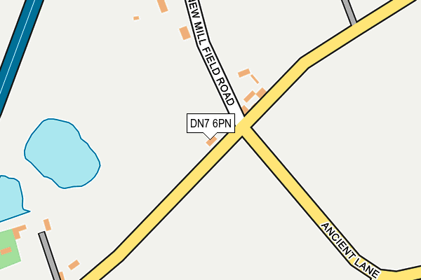 DN7 6PN map - OS OpenMap – Local (Ordnance Survey)