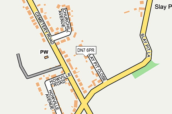 DN7 6PR map - OS OpenMap – Local (Ordnance Survey)