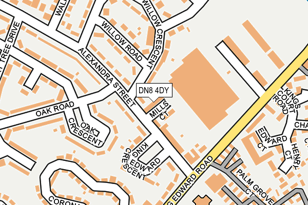 DN8 4DY map - OS OpenMap – Local (Ordnance Survey)