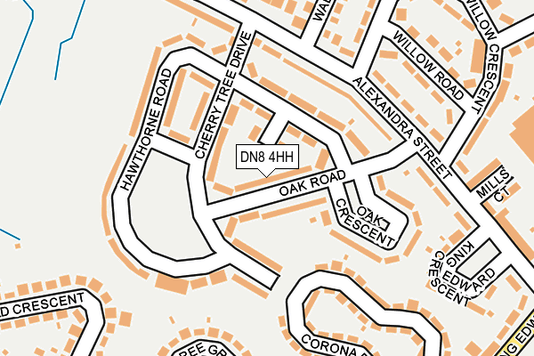 DN8 4HH map - OS OpenMap – Local (Ordnance Survey)