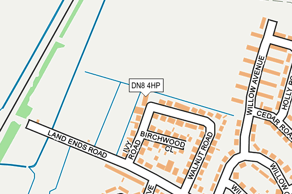 DN8 4HP map - OS OpenMap – Local (Ordnance Survey)
