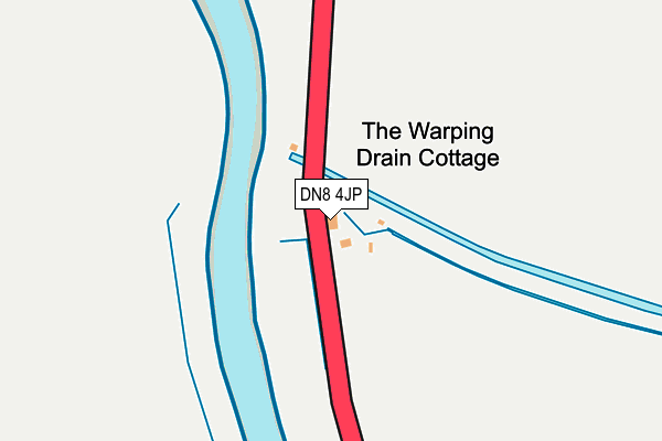 DN8 4JP map - OS OpenMap – Local (Ordnance Survey)