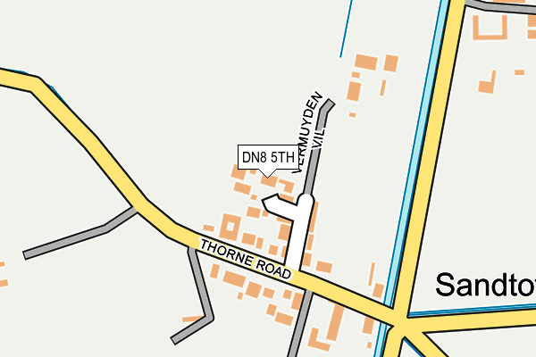 DN8 5TH map - OS OpenMap – Local (Ordnance Survey)