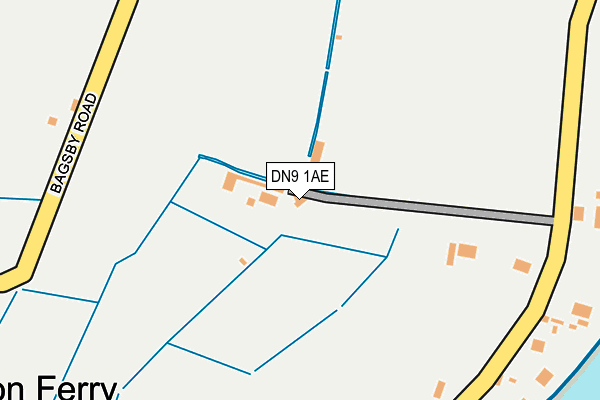 DN9 1AE map - OS OpenMap – Local (Ordnance Survey)
