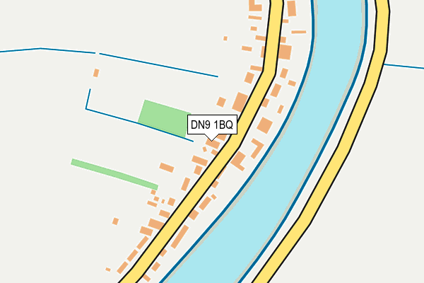 DN9 1BQ map - OS OpenMap – Local (Ordnance Survey)
