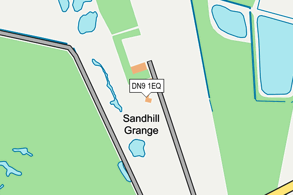 DN9 1EQ map - OS OpenMap – Local (Ordnance Survey)