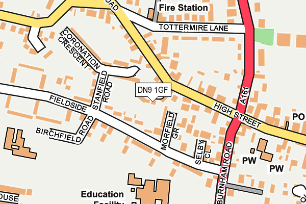 Map of THE TYAS GROUP (HOLDINGS) LTD at local scale