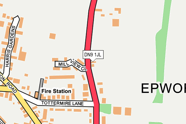 Map of PRESTIGE SAFETY LIMITED at local scale