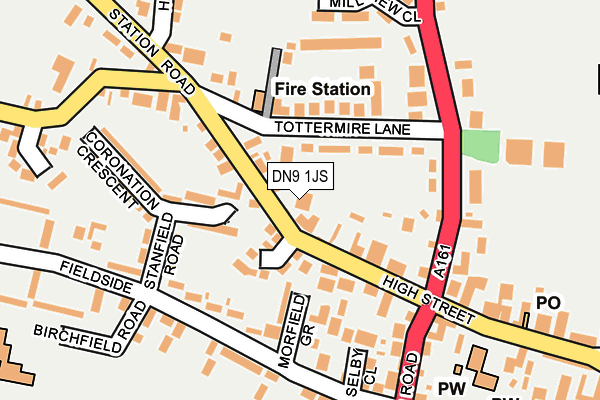 Map of PAM ALLEN ASSOCIATES LIMITED at local scale