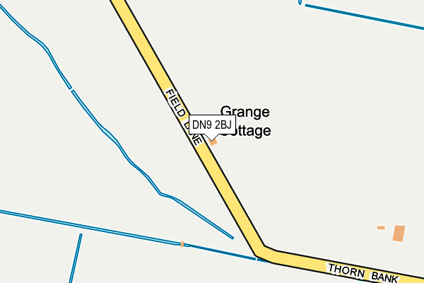 DN9 2BJ map - OS OpenMap – Local (Ordnance Survey)