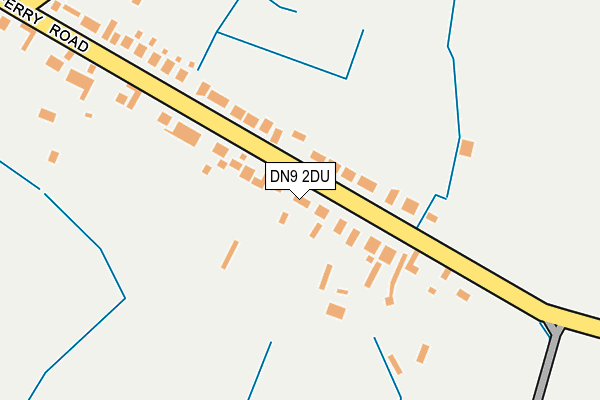 DN9 2DU map - OS OpenMap – Local (Ordnance Survey)