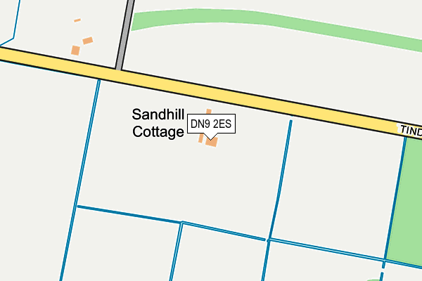 DN9 2ES map - OS OpenMap – Local (Ordnance Survey)