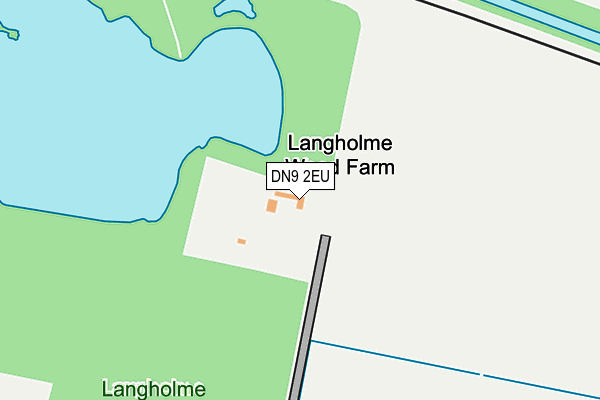 DN9 2EU map - OS OpenMap – Local (Ordnance Survey)