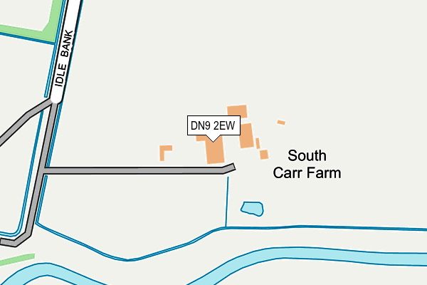 DN9 2EW map - OS OpenMap – Local (Ordnance Survey)